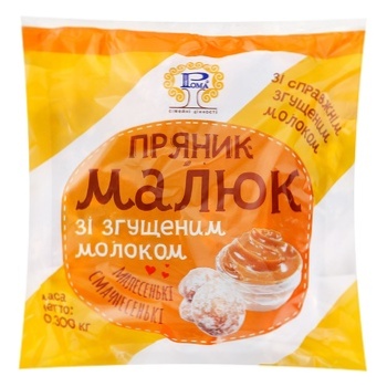 Roma Gingerbread with Condensed Milk 300g - buy, prices for Tavria V - photo 1