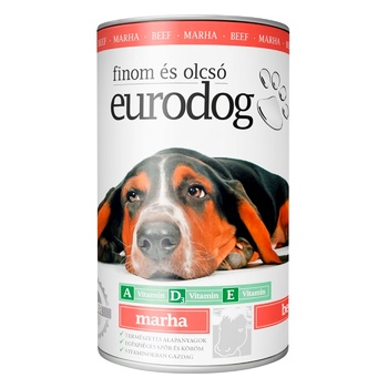 EuroDog Canned Food with Beef for Dogs 415g - buy, prices for Tavria V - photo 1