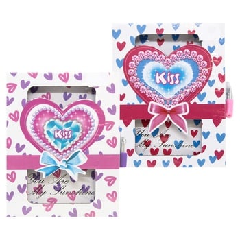 Notebook Hearts 13x16cm 50 sheets