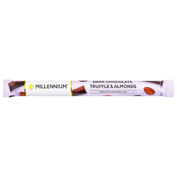 Millennium Dark Chocolate with Truffle-Almonds Filling 38g - buy, prices for MegaMarket - photo 1