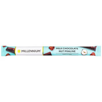 Millennium Milk Chocolate with Hazelnut Praline 38g - buy, prices for NOVUS - photo 1