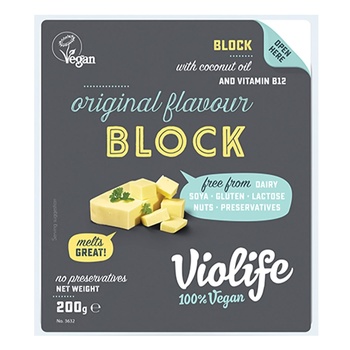 Violife Smoked Flavour Lactose-Free Gluten-Free Soy-Free Sliced Food Product 200g - buy, prices for - photo 1