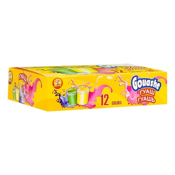 Краски гуашевые Class 12 цветов 120мл - купить, цены на Auchan - фото 3