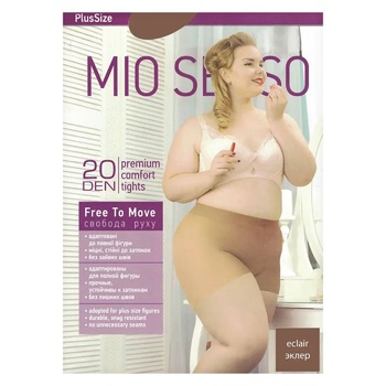 Колготи жіночі Mio Senso Free To Move PlusSize 20ден р.5 eclair - купити, ціни на - фото 1