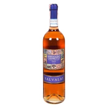 Wine Salvalai Bardolinno pink 12% 750ml glass bottle Italy - buy, prices for Tavria V - photo 1