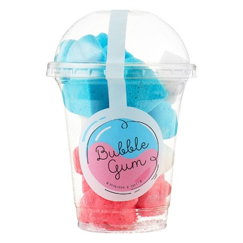 Dushka Bubble Gum Bath Powder Bomb in Glass 300g