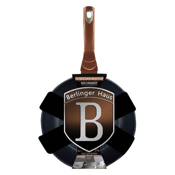 Berlinger Haus Metallic Line Rose Gold Noir Edition Frying Pan 24cm - buy, prices for Tavria V - photo 2