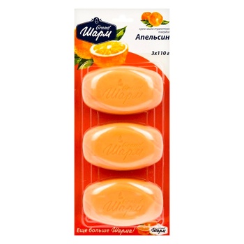 Мило апельсин Шарм, 100 г*3 - buy, prices for Ideal - photo 1