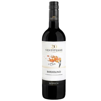 Zonin Bardolino Red Dry Wine 12% 0.75l - buy, prices for NOVUS - photo 1