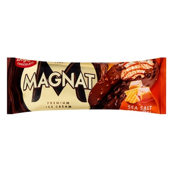 Magnat Сaramel with Sea Salt in Milk Chocolate Ice Cream 75g - buy, prices for ULTRAMARKET - photo 1