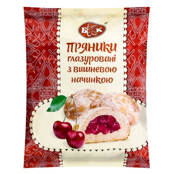 BKK Glazed Gingerbread with Cherry Filling 190g - buy, prices for MegaMarket - photo 1