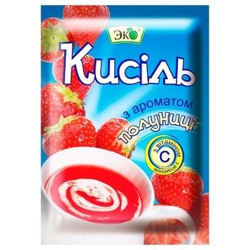 Eko strawberry for desserts kissel 90g - buy, prices for MegaMarket - photo 1