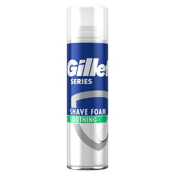 Пена для бритья Gillette Sensitive Skin для чувствительной кожи 250мл - купить, цены на МегаМаркет - фото 8