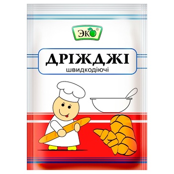 Дріжджі Эко сухі хлібопекарські швидкодіючі 11г