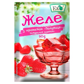 Желе Эко Клубника 90г - купить, цены на ULTRAMARKET - фото 1