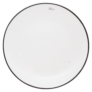 Cosy&Trendy Speckle White Plate 19.5cm - buy, prices for MegaMarket - photo 1