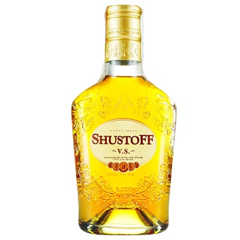 Shustoff  V.S. 3 years Cognac 40% 250ml - buy, prices for Auchan - photo 1