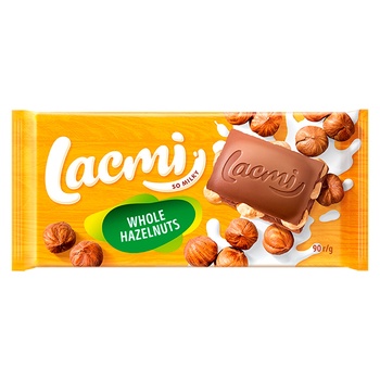 Roshen Lacmi Milk Chocolate with Whole Hazelnuts 90g - buy, prices for METRO - photo 3