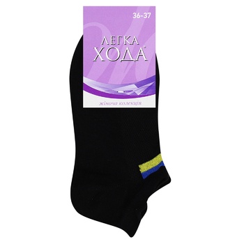 Lehka Khoda Women's Socks s.23 Black - buy, prices for COSMOS - photo 1