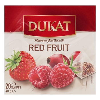 Dukat Red Fruit Tea 2g*20pcs - buy, prices for EKO Market - photo 2