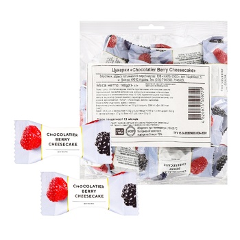 Цукерки Chocolatier Berry Cheesecake