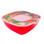 Салатник Полимербит Весна с крышкой 0,5л