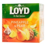 Чай фруктовий Loyd ананас та груша 2г*20шт