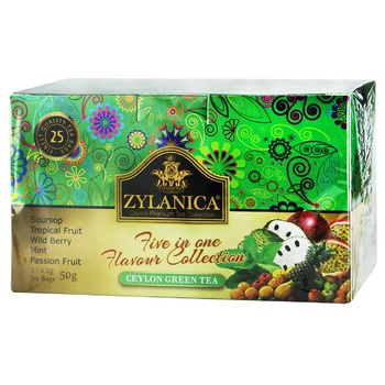 Zylanica Green Tea 5 Flavors 2g*25pcs - buy, prices for Auchan - photo 1