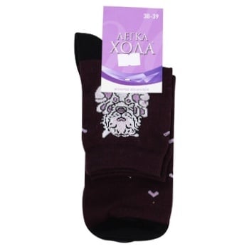 Legka Hoda Women's Socks s.25 burgundy - buy, prices for - photo 1