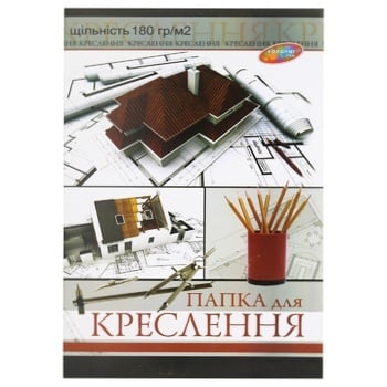 Папка Колорит A4 для креслення 10арк - купити, ціни на ULTRAMARKET - фото 1