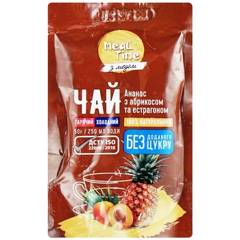 Meal Time Pineapple Tea with Apricot and Tarragon 50g - buy, prices for - photo 1