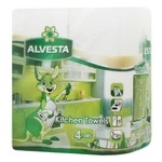 Рушники паперові Alvesta двошарові 4шт