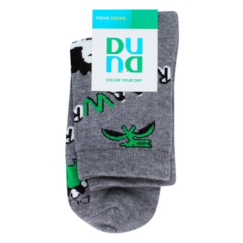 Duna Dark Gray Children's Socks 24-26s - buy, prices for EKO Market - photo 1