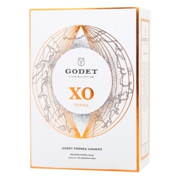 Коньяк Godet X.O. Terre 40% 0,7л - купити, ціни на WINETIME - фото 2