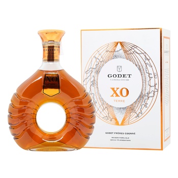 Коньяк Godet X.O. Terre 40% 0,7л - купити, ціни на WINETIME - фото 1