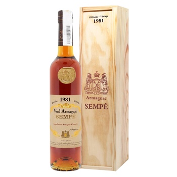 Sempe 1981 Armagnac 40% 0.5l - buy, prices for - photo 1