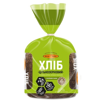 Kyivkhlib Whole Grain Bread with Flax Seeds 300g - buy, prices for Za Raz - photo 1