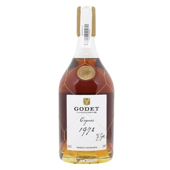 Коньяк Godet Petite Champagne 1972 40% 0,7л - купити, ціни на WINETIME - фото 4