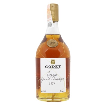 Коньяк Godet Grande Champagne 1974 40% 0,7л - купити, ціни на - фото 3