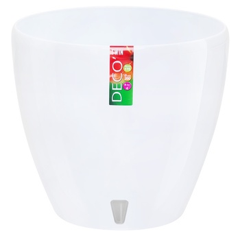 Santino Deco Twin White Vase 17cm - buy, prices for Ideal - photo 2