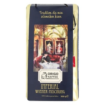 Кофе Origo Kaffee Imperial Wiener Mischunc в зернах 500г - купить, цены на ULTRAMARKET - фото 2