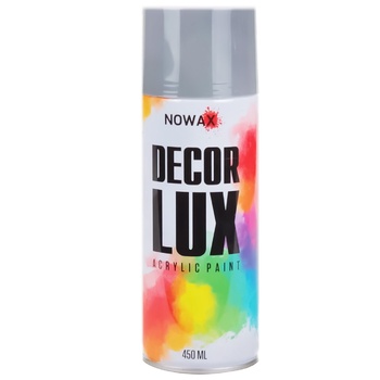 Краска Nowax Decor Lux темно-серая 450мл - купить, цены на - фото 1