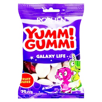 Конфеты Roshen Yummi Gummi Galaxy Life 70г - купить, цены на ЕКО Маркет - фото 1