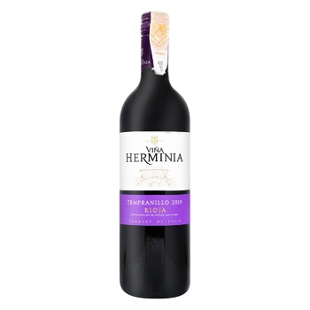 Вино Vina Herminia Tempranillo червоне сухе 14% 0,75л - купити, ціни на WINETIME - фото 1