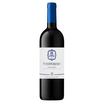 Вино Castelli Del Grevepesa Chianti Pontormo красное сухое 13,5% 0,75л - купить, цены на WINETIME - фото 1