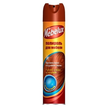 Mebelux Furniture Polish with Antistatic 300ml - buy, prices for ULTRAMARKET - photo 1