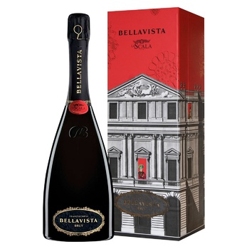 Вино ігристе Bellavista Teatro Allascala Franciacorta біле брют 12.5% 1,5л - купити, ціни на WINETIME - фото 1