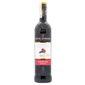 Michel Schneider Dornfelder Lieblich Red Semisweet Wine 11% 0.75l - buy, prices for WINETIME - photo 1