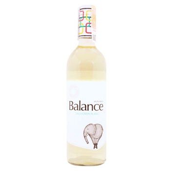 Balance Sauvignon Blanc White Dry Wine 12% 0.75l - buy, prices for WINETIME - photo 1