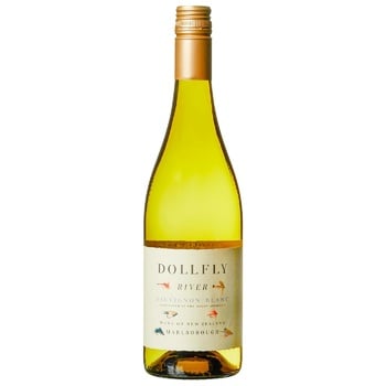 Вино Doll Fly River Sauvignon белое сухое 12% 0,75л - купить, цены на ULTRAMARKET - фото 1